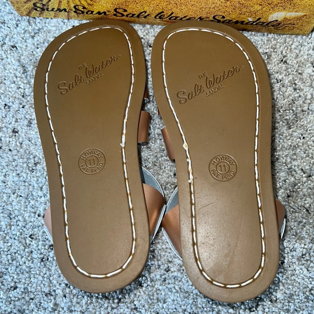 AUTH NIB Salt Water the Original Sandal Toddler Little Kids ROSE GOLD